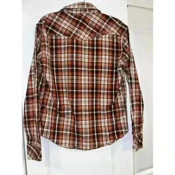 Kaijas Women’s Shirt Vintage 1980 Western Checked Shirt Medium‎ M - Picture 6 of 6
